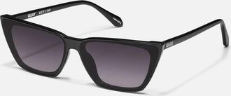 Quay Bad Habit Sunglasses In Black/smoke