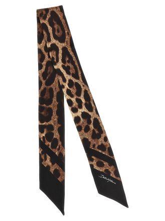 Dolce & Gabbana Multicolor Animal Print Scarf