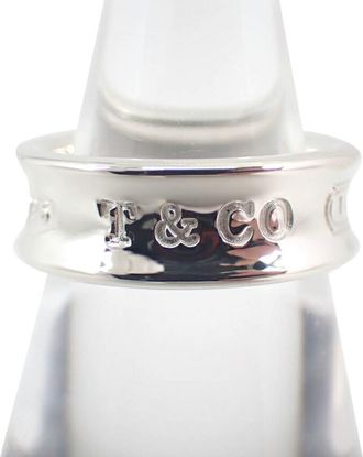 Tiffany & Co. Sterling Silver 925 Band Ring (Pre-Owned)