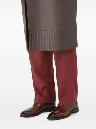 Bally brogue leather derby shoes - men - Calf Leather/Calf Leather/Calf Leather - 39 - Red