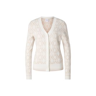 Bogner Amber knit jacket for women - Cream/Sand - 34