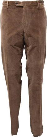 PT01 Velvet Broek - Heren - Slim Fit Broeken - Bruin - 2XL - Katoen - Broeken