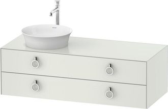 Duravit Duravit - Tulip Blanco, Mueble De Ba&ntilde;o Colgado En La Pared, Ancho