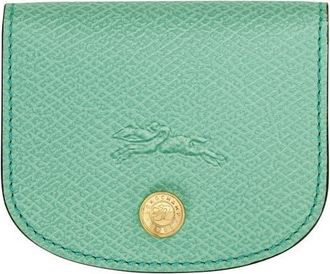 Longchamp Epure Leather Card Case in Mint at Nordstrom