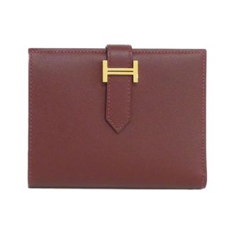 Herm&egrave;s Rouge H Wallet (Bi-Fold) (Pre-Owned)