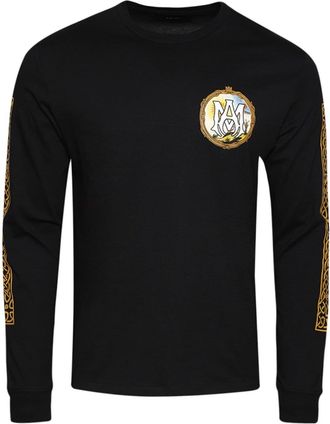 Amiri Alchemy Frame long-sleeve T-shirt - men - Cotton - S - Black