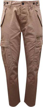 Selected Slim-fit Trousers, male, Beige, W30, Desert Slim Cargo Trousers