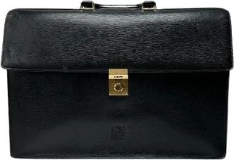 Loewe Pre-owned Handbags, female, Black, Size: ONE SIZE Pre-owned Home Office Handbag