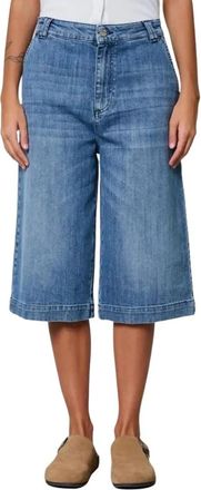 Kaos Denim Shorts - Dames - Denim shorts - Blauw - W28 - Denim - Korte Broeken
