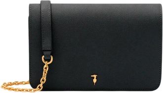 Trussardi Cameo Schoudertas - Dames - Schoudertassen - Zwart - ONE Size - Leer - Tassen