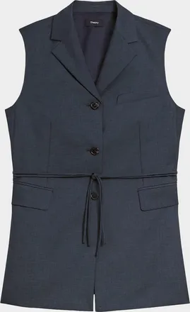 Theory Three-Button Slash Vest