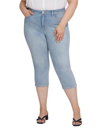 NYDJ Nydj Plus Slim Straight Crop Charmed Jean