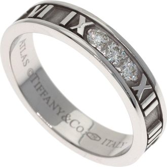 Tiffany & Co. Atlas White Gold (18K) Band Ring (Pre-Owned)