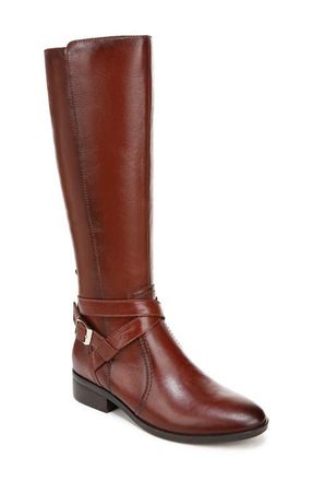 Naturalizer Rena Knee High Boot in Deep Saddle Brown at Nordstrom, Size 5.5 Regular Calf