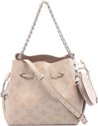 Louis Vuitton Pre-owned Bella Bucket Bag - Dames - Vintage Tas - Roze - ONE Size - Leer - Vintage