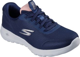 Skechers GO WALK Joy Rina Textiel Dames Navy/Roze Sneakers