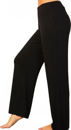 French Kyss Womens Solid Lounge Pants In Black