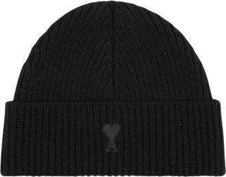 Ami Berretto De Coeur - - Accessories - Uomo - Nero - ONE SIZE