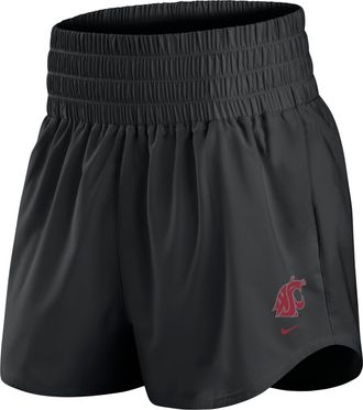 Nike Washington State Primary Logo One Nike Womens Dri-FIT College Shorts in Black | IM0155-010