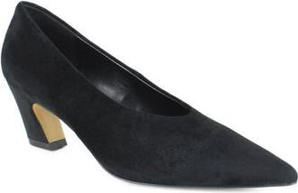Kenneth Cole Ophelia Pointed Toe Pump in Black Suede at Nordstrom, Size 7.5
