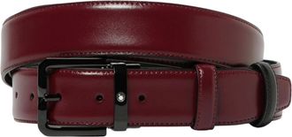 Montblanc Montblanc, Accessoires, Heren, Bruin, ONE Size, Omkeerbare Zwart/Cassis Riem