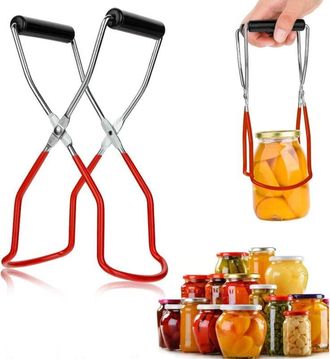 OEM Pinze Per Barattoli In Acciaio Inox Antiscottatura Con Impugnatura Ergonomica Per Sollevare In Sicurezza Barattoli O Conserve Calde