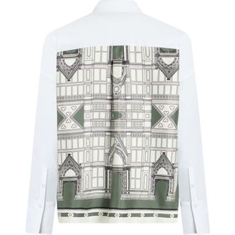 C&acirc;llas Milano SIRENE Scarf-back Shirt in White at Nordstrom, Size 6 It