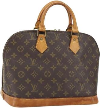 Louis Vuitton Pre-owned Handbags, female, Brown, Size: ONE SIZE Pre-owned Vintage Canvas Handbag