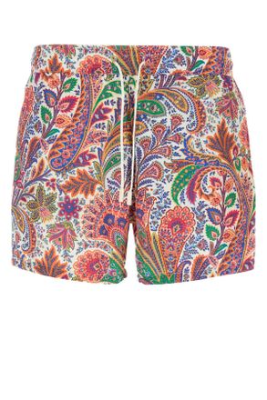 Etro Etro Printed Polyester Swimming Shorts