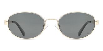 Polaroid PLD 6254/S/X Polarized J5G/M9 Womens Sunglasses Gold Size 55