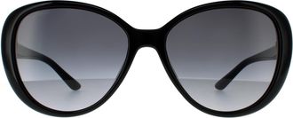 Jimmy Choo London Fashion Black Dark Grey Gradient Sunglasses