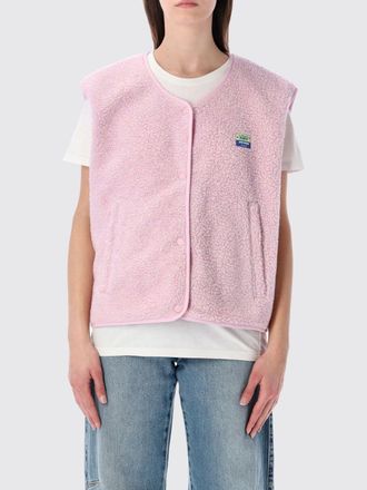 American Vintage Gilet imbottito in pile con scollo a girocollo e tasche