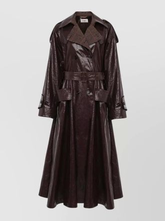 Chlo&eacute; linen trench coat