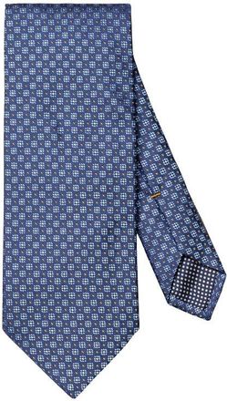 Eton Micro Floral Silk Tie in Dark Blue at Nordstrom