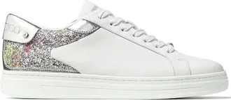 Jimmy Choo London Rome/F Leather Low-Top Sneakers, Brand Size 35 ( US Size 5 )