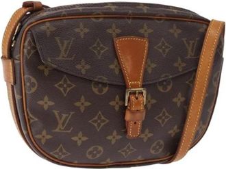 Louis Vuitton Pre-owned Monogram Shoulder Bag - Dames - Vintage Schoudertas - Bruin - ONE Size - Leer - Vintage