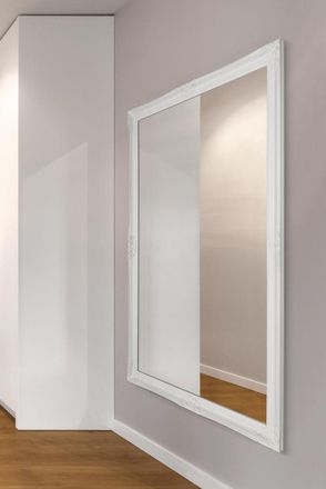 MirrorOutlet Kingsbury White Classic Large Wall Mirror 168 x 107 CM | Size: 1 Pack