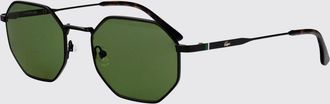 Lacoste Occhiali da sole aviator in metallo con monogramma e naselli regolabili