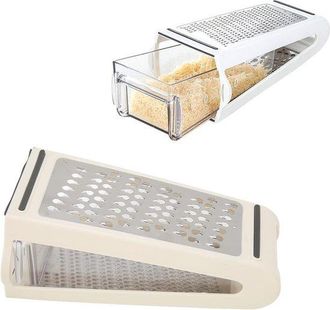 OEM Rallador De Cocina - Rallador Manual - Con Bandeja Recolectora - Multifuncional - Para Queso, Lim&oacute;n, Jengibre Y Verduras
