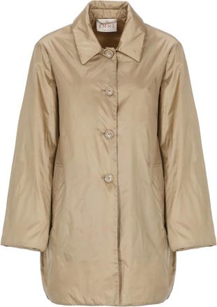 Marella Jassen, Dames, Beige, S, Single-Breasted Coats