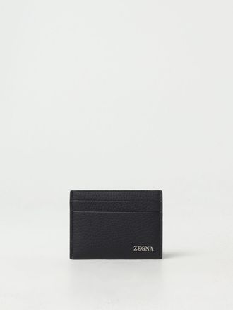 Ermenegildo Zegna Portacarte di credito Zegna in pelle martellata