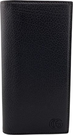 Gucci Gray Leather Long Wallet (Bi-Fold) (Pre-Owned)