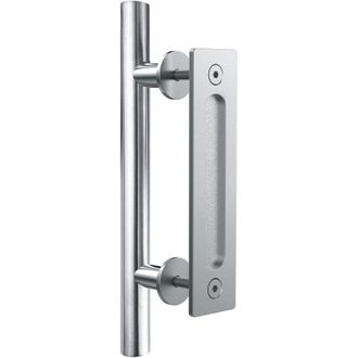 OEM Poign&eacute;e De Porte Coulissante - Acier Inoxydable 304 - 24 Cm - Double Face - Pour Portes Int&eacute;rieures - 1 Pi&egrave;ce
