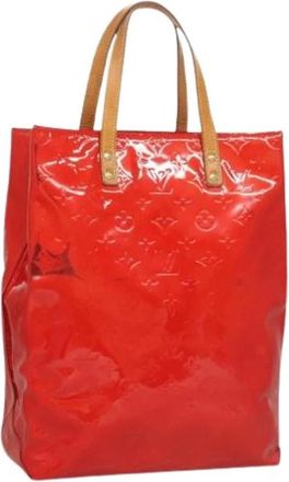 Louis Vuitton Pre-owned Reade Handbag - Dames - Vintage Shopper - Rood - ONE Size - Leer - Vintage