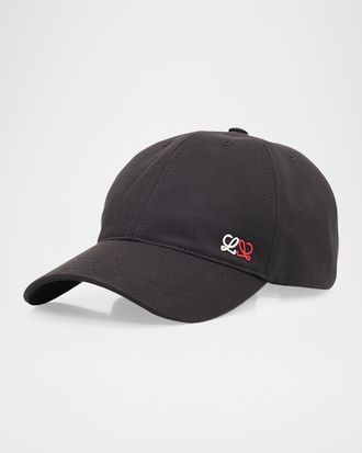 Loewe Flag Patch Cotton Baseball Cap