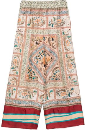 Pierre-Louis Mascia Womens Aloe Silk Palazzo Pants