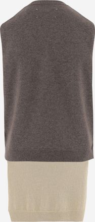 Maison Margiela Womens Vest Virgin Wool Multicolour Waistcoats & Gilets