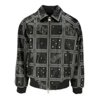 Off-white Off White Mens Black/Off White Jacket