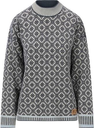 Dale of Norway Lang&oslash;y Sweater Merinopullover f&uuml;r Damen | grau