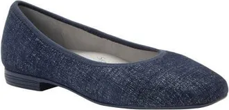 Alegria By Pg Lite Arielle Flat in Tailored Navy at Nordstrom, Size 37.5